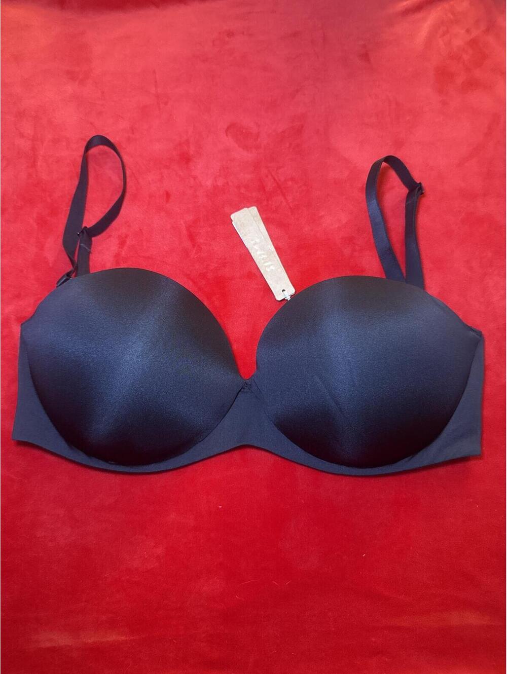 SKIMS Navy Lifted Smooth Molded T-Shirt Bra